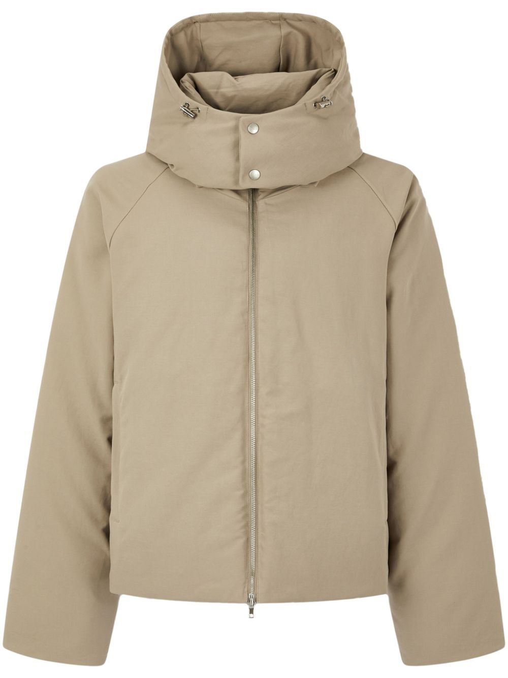 Cropped puffer jacket - Neutrals