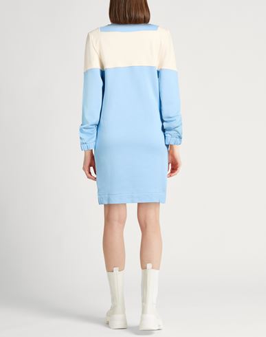 Woman Mini dress Azure Size 6 Cotton