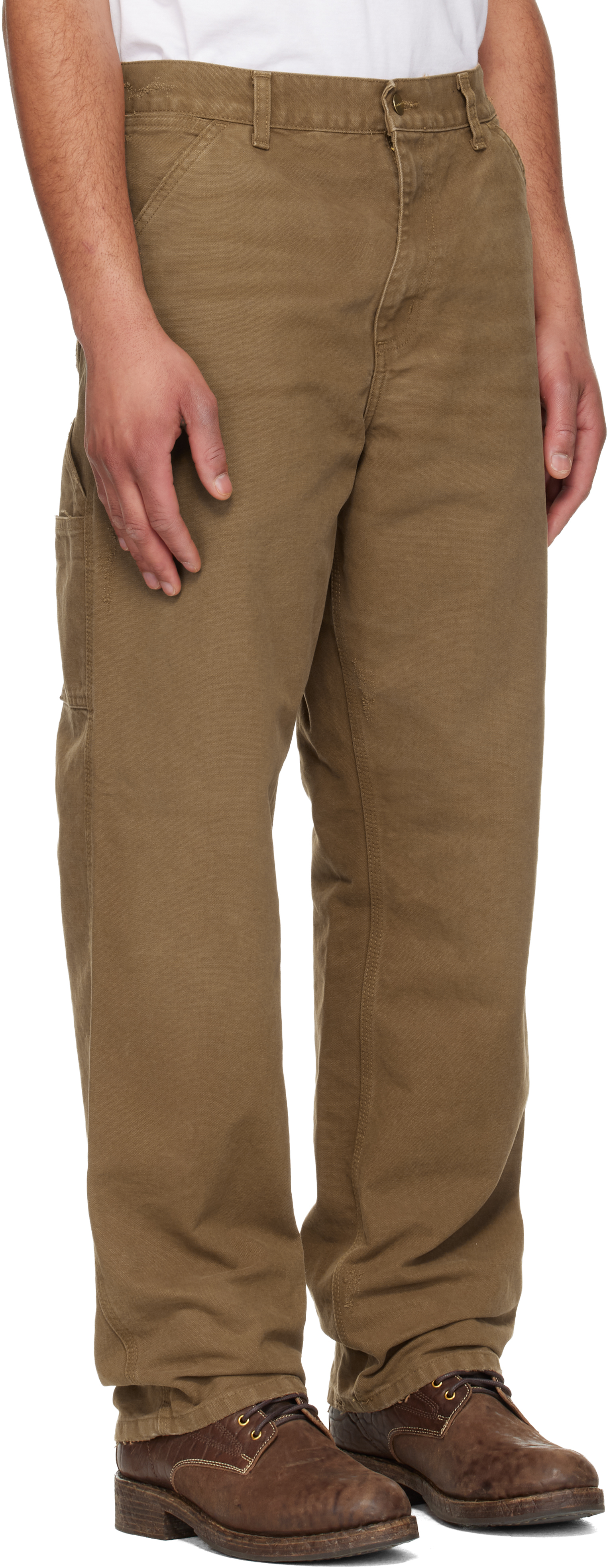 Tan Single Knee Trousers