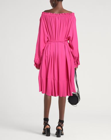 Woman Mini dress Fuchsia Size 2 Viscose, Elastane