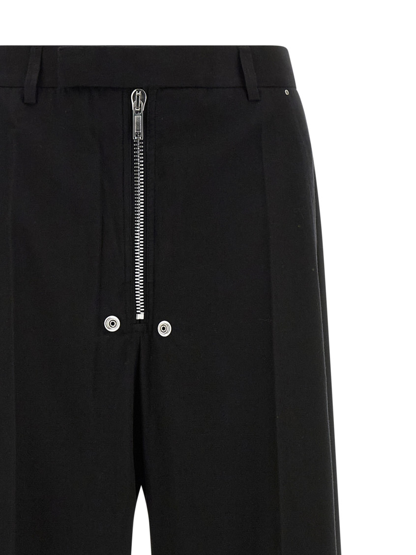 Black Tailored Wide Belas pants
