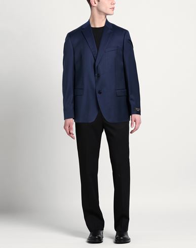 Man Blazer Navy Size 44 Virgin Wool, Elastane