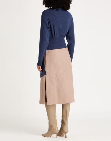 Woman Turtleneck Blue Size S Wool, Cashmere, Elastane, Polyamide