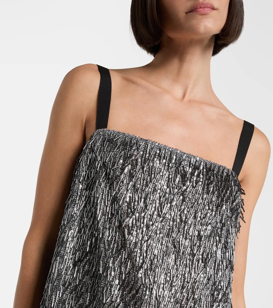 Embellished minidress