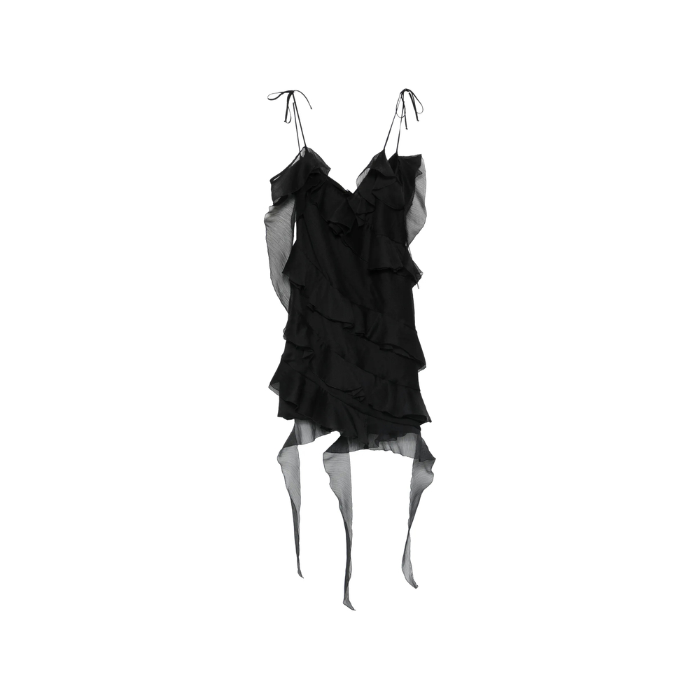 Ruffled Mini Dress