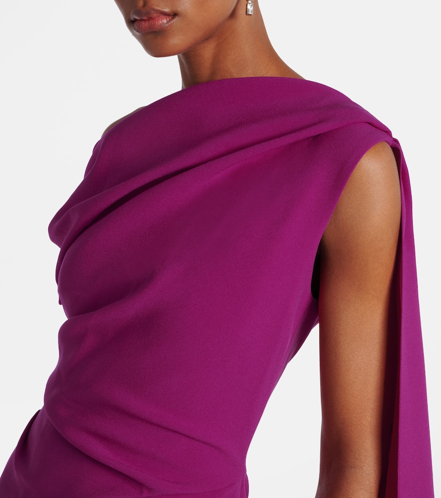 Roksanda Maite draped crêpe gown