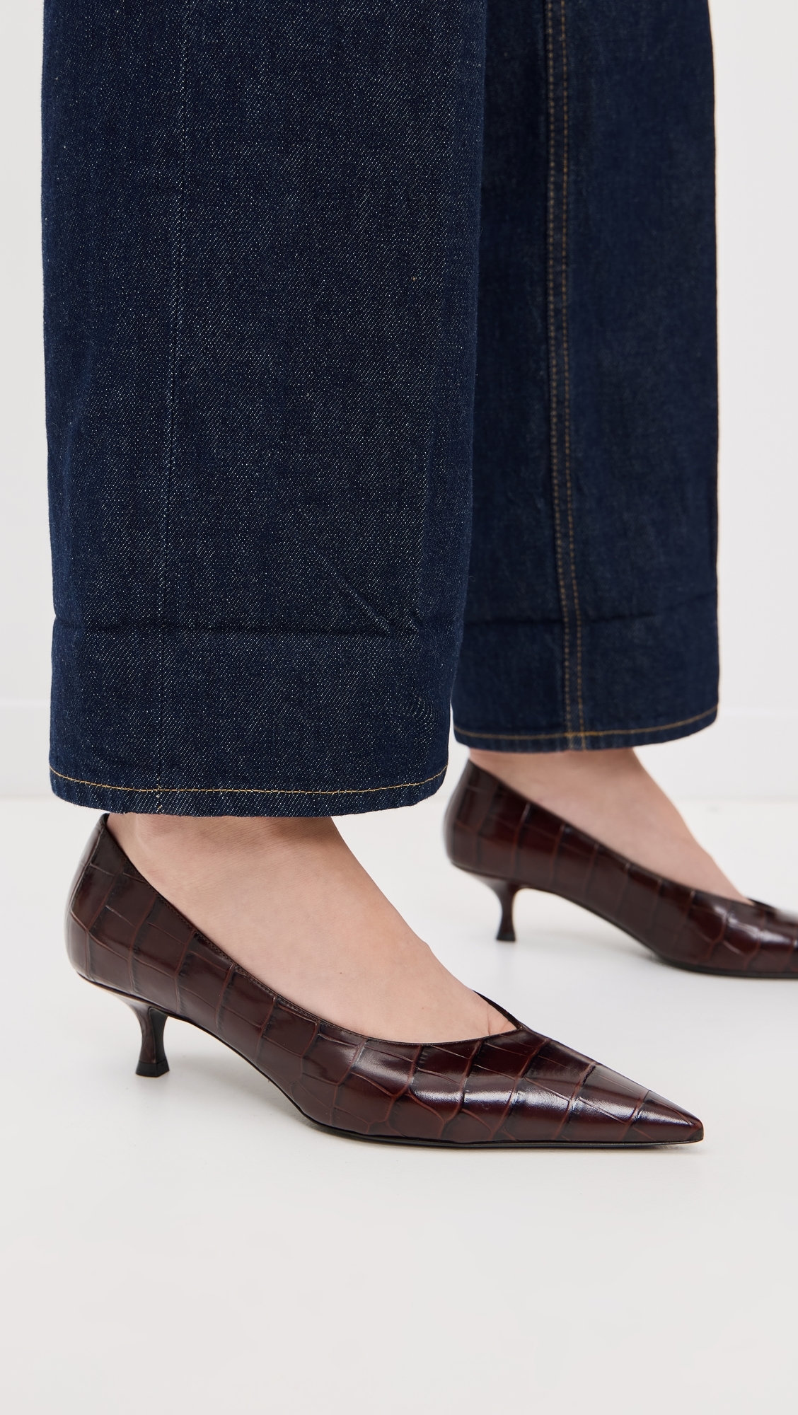 Croc Pumps Printed Croc Ebony