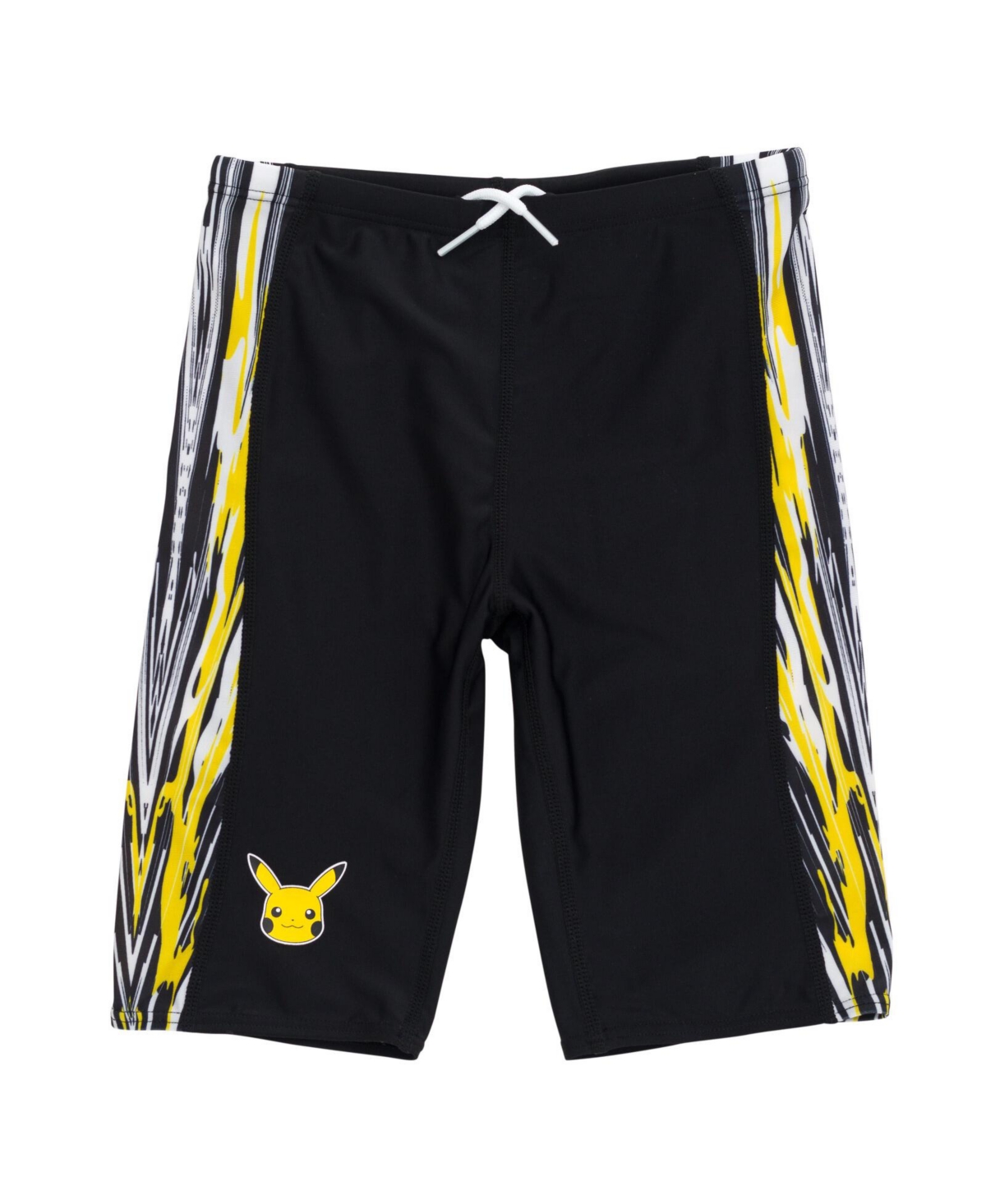 Boys Pikachu Upf 50+ Swim Jammers Swimsuit - Black / yellow
