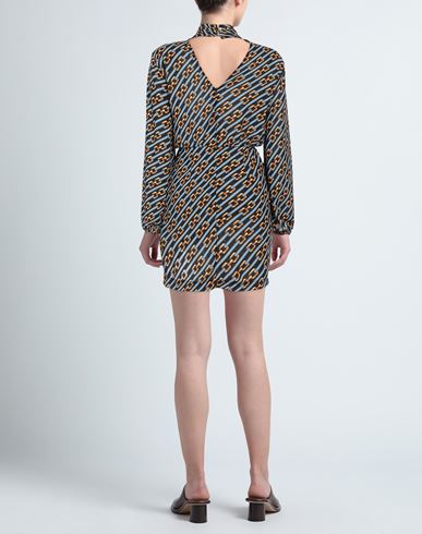 Woman Mini dress Black Size L Polyester