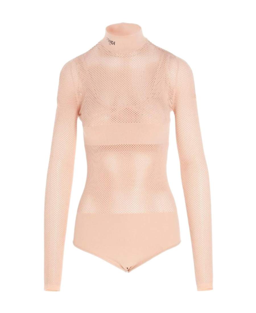 Layered-effect mesh bodysuit