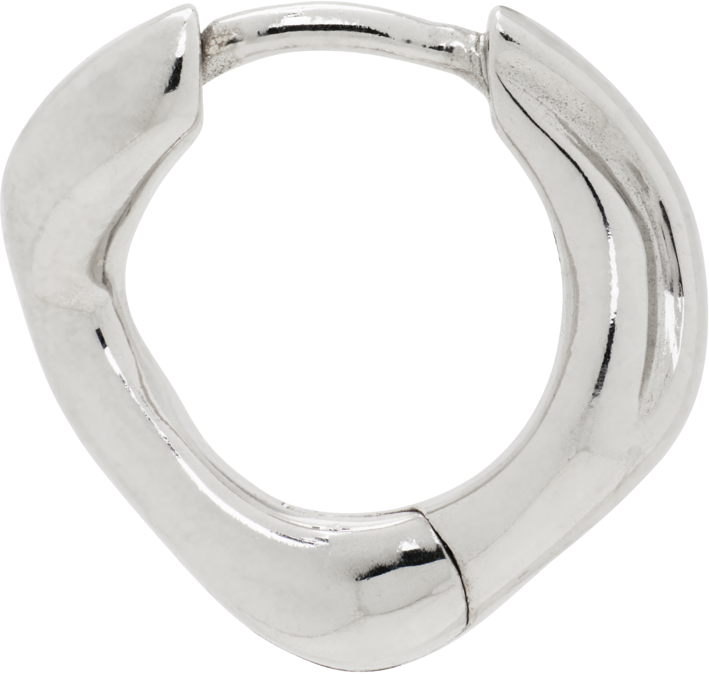 Maria Black Silver Anil Huggie Single Earring