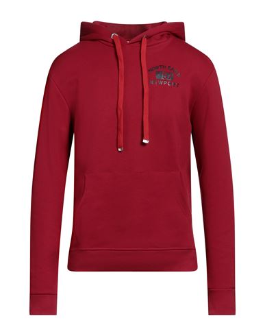 North Sails Man Sweatshirt Tomato red Size L Cotton, Polyester