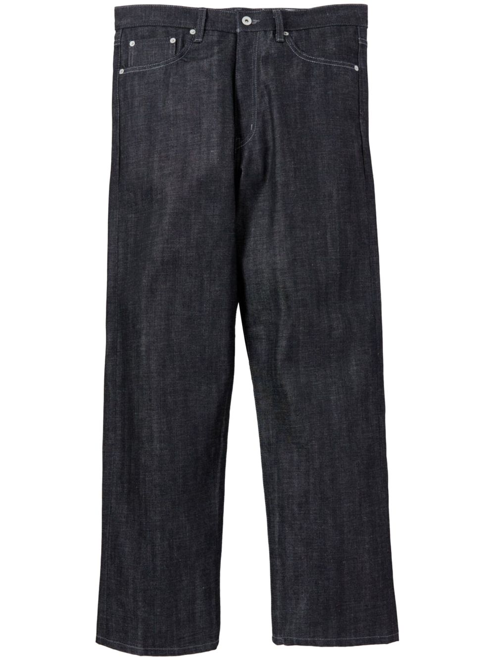 Straight-leg jeans - Black
