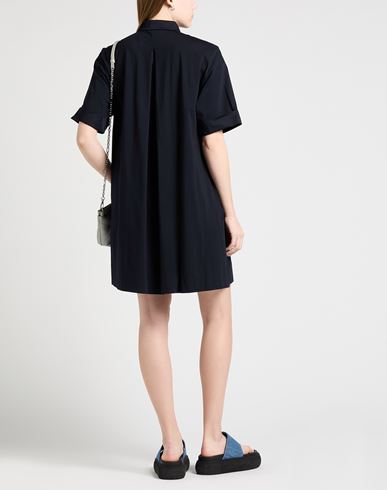 Alpha Studio Woman Mini dress Navy Size 10 Cotton, Elastane