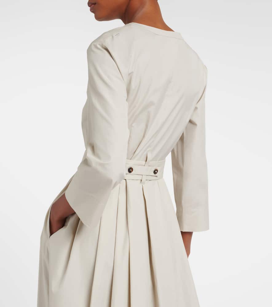 Giorno belted cotton shirt dress