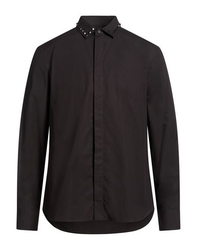 Man Shirt Black Size 15 Cotton