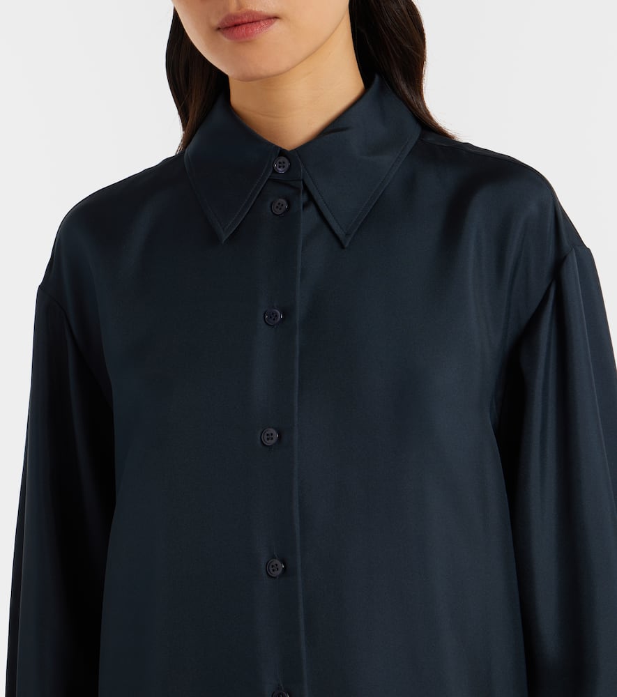 Róhe Oversized silk satin shirt