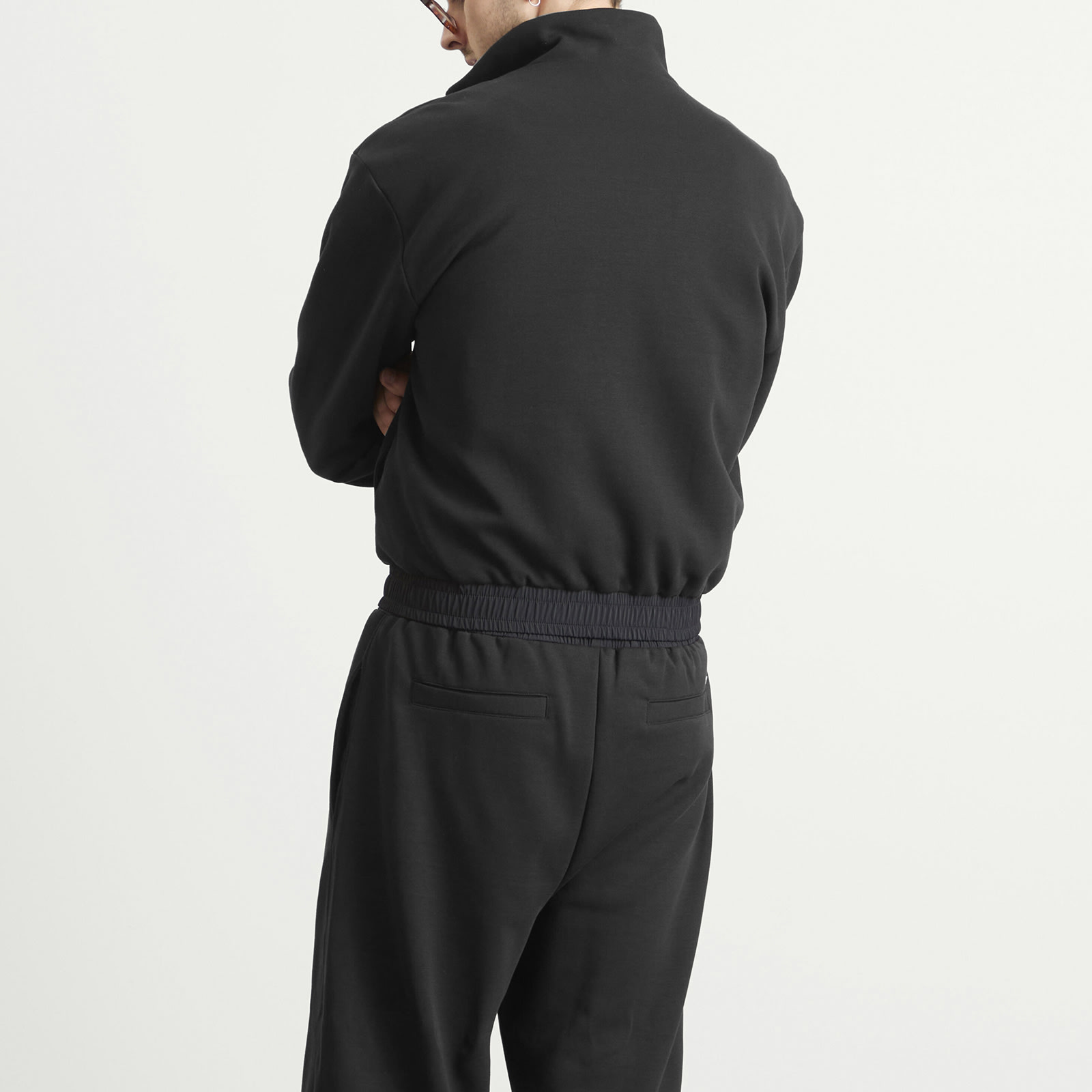 Men's Lounge Track Jacket Black