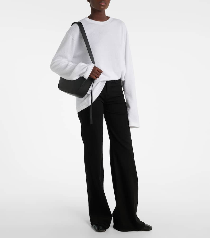 Lotta high-rise wide-leg jeans
