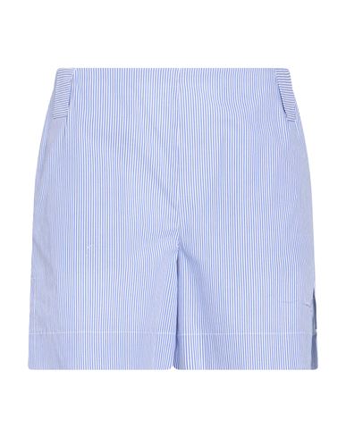 Woman Shorts & Bermuda Shorts Blue Size S Cotton