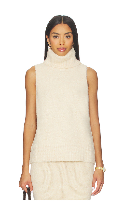 SNDYS Winnie Sleevless Knit Top in Cream. XXS also in L, M, S, XL