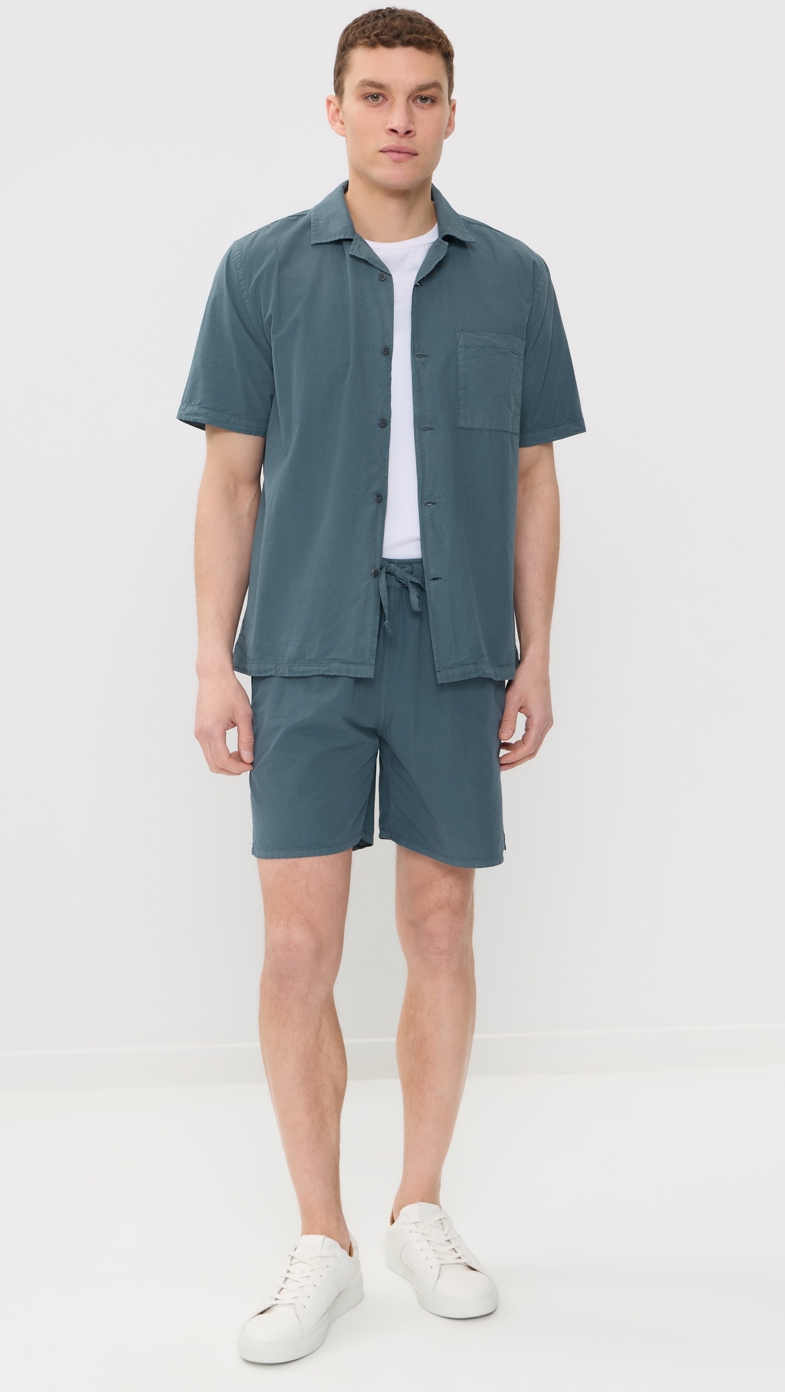 Air Cotton Camp Shirt Lake