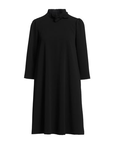 Woman Mini dress Black Size 8 Polyester, Elastane