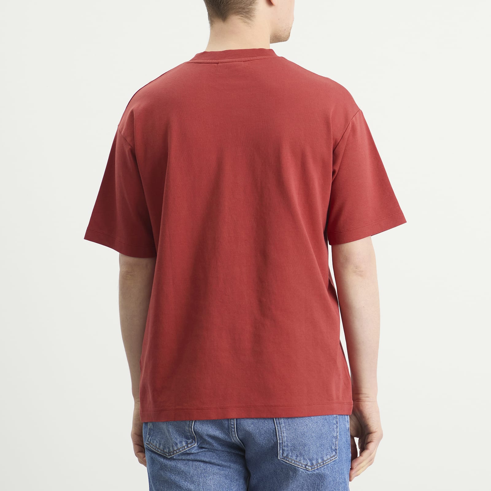 Men's The Classic Slogan T-Shirt in Dark Red
