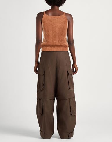 Woman Top Brown Size S Mohair wool, Silk