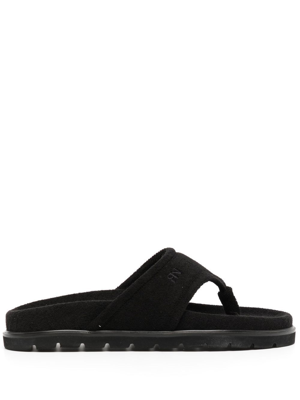 Platform thong sandals - Black