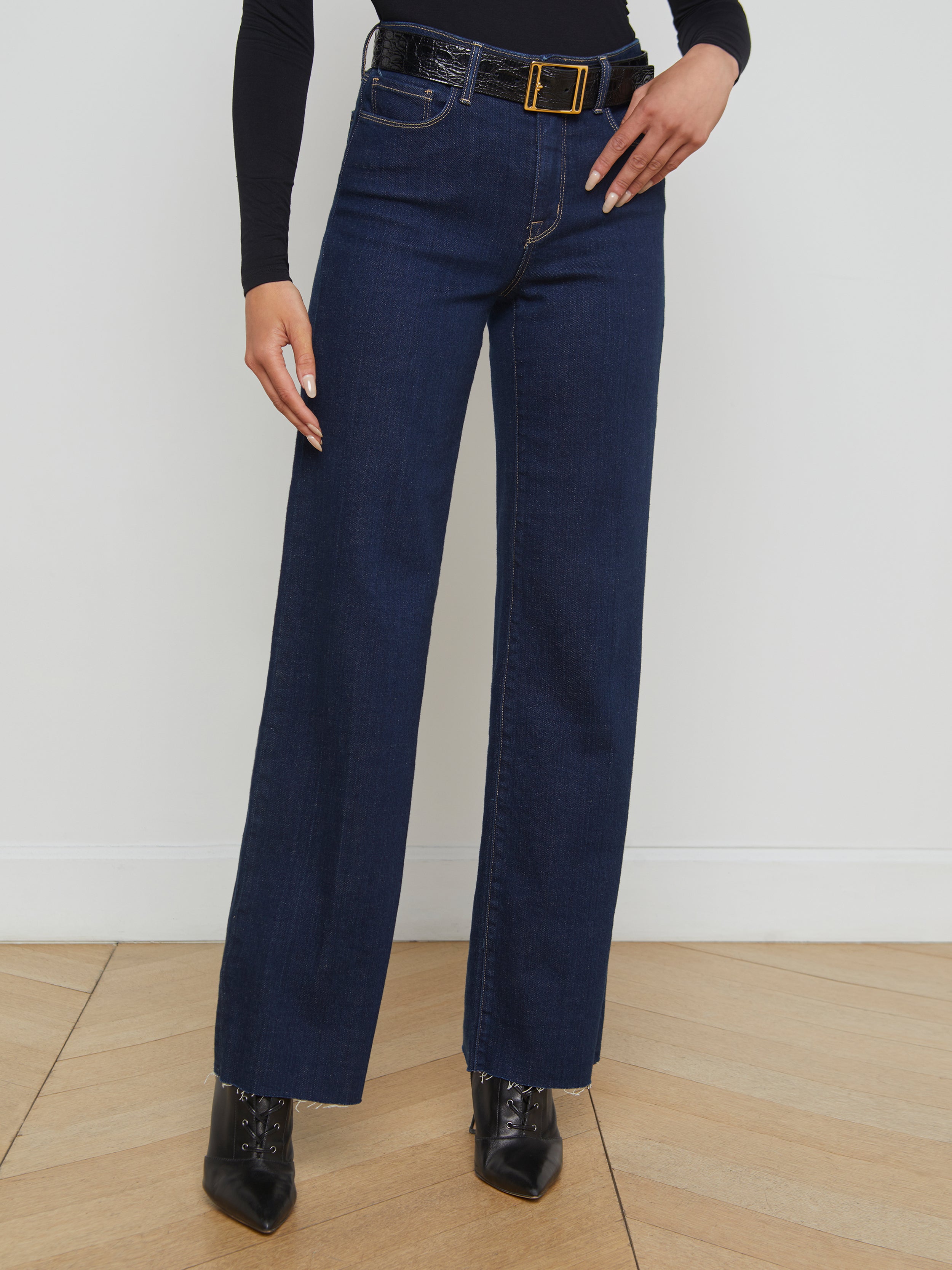 Scottie Wide-Leg Jean In Koval