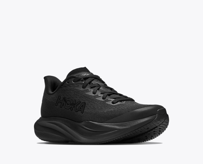 HOKA Mach 7 Walking Shoes in Black/Black
