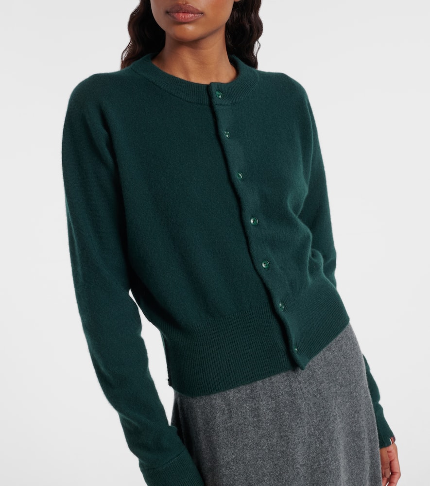 Blouson cashmere-blend cardigan