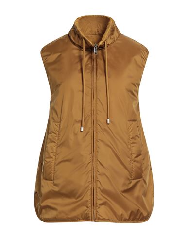 Woman Vest Mustard Size 6 Polyester