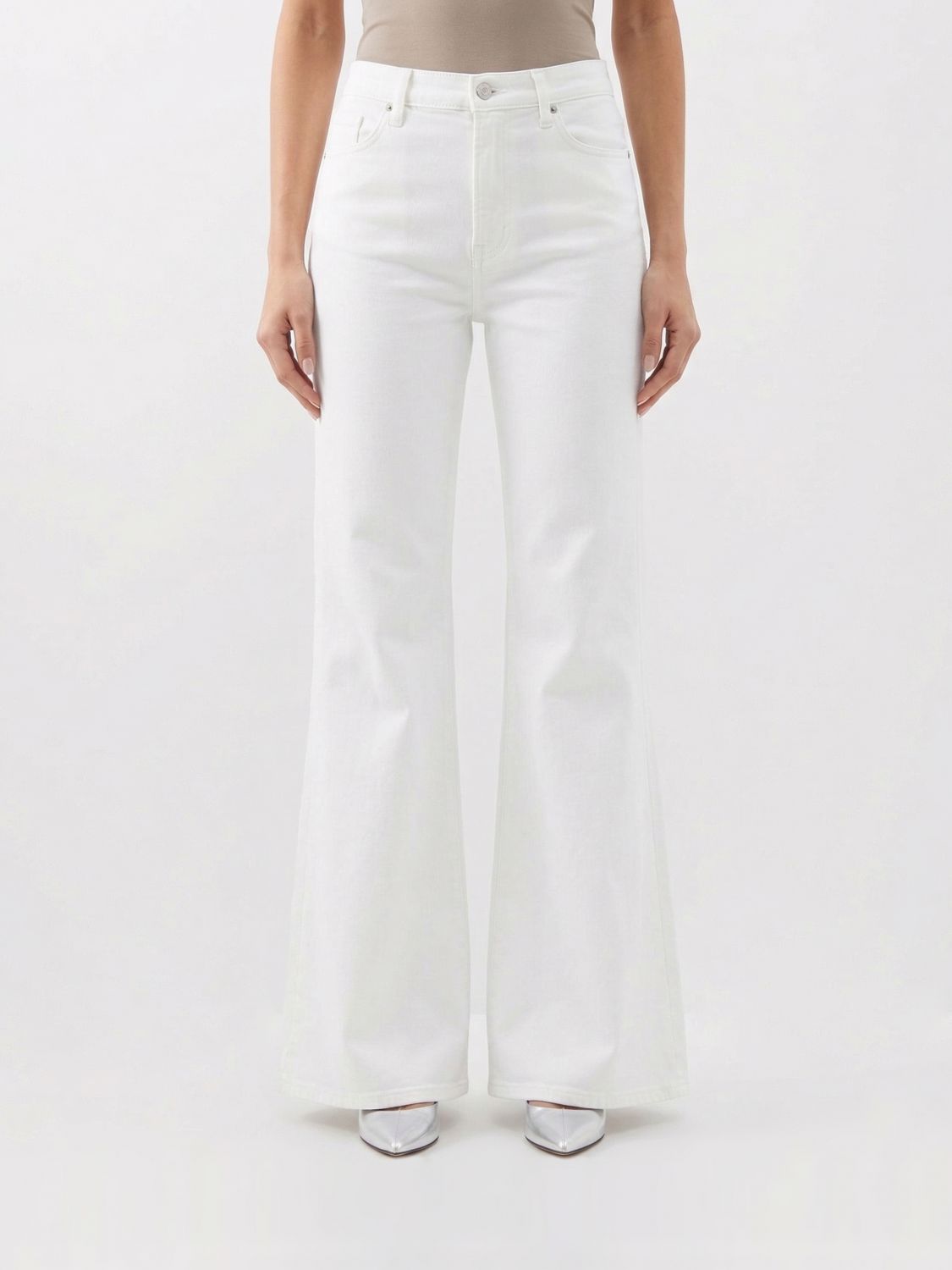 Jeans Woman color White