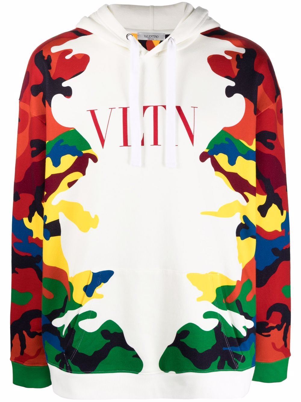Valentino Garavani CAMOU7 print hoodie - White