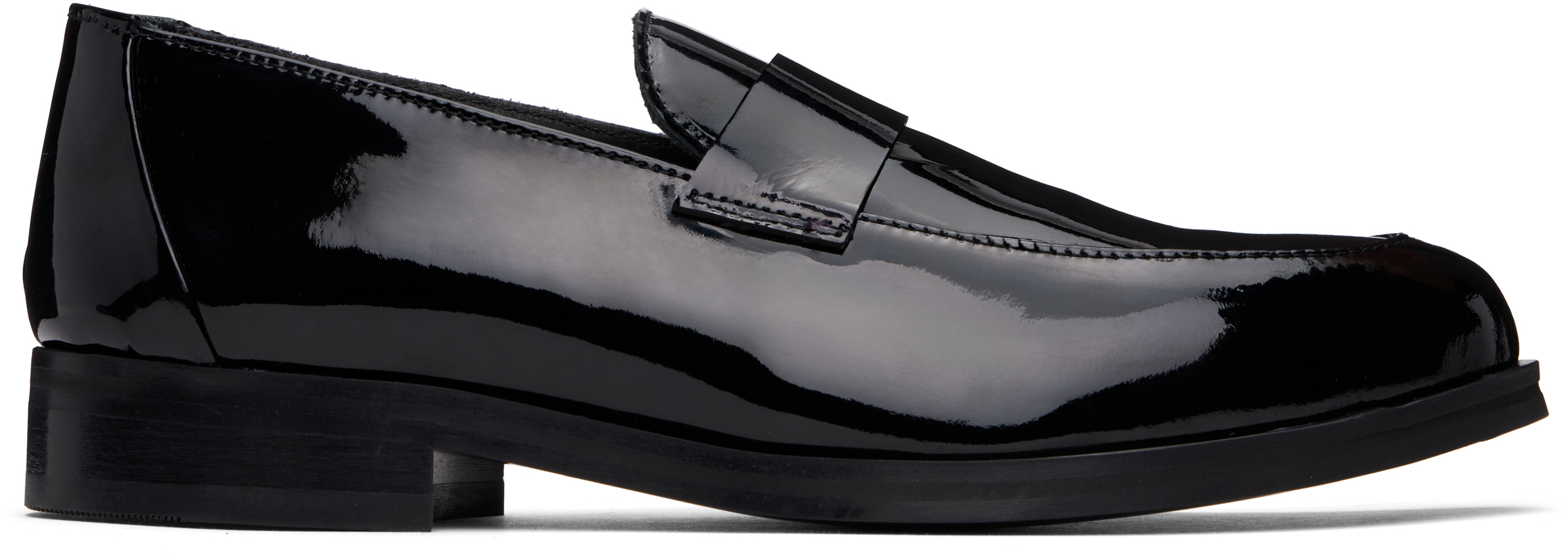 ERNEST W. BAKER ブラック レザー ローファー