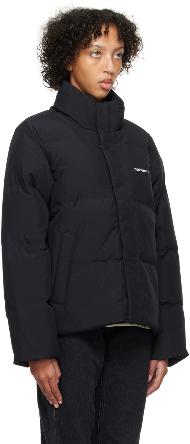 Carhartt Work In Progress Black Yanie Down Jacket