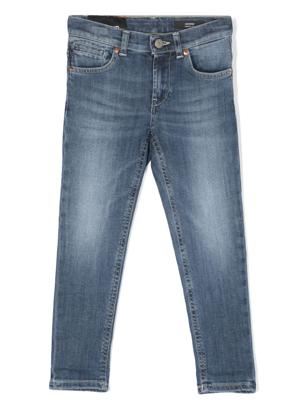 Cuffed skinny jeans - Blue