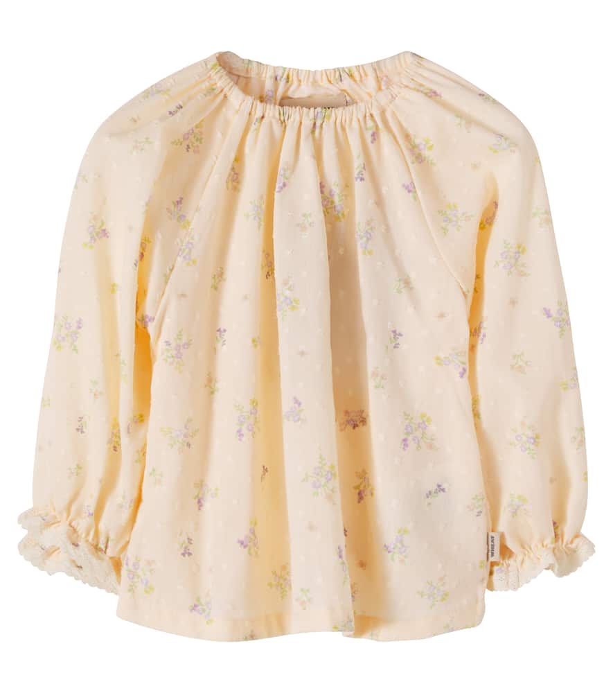 Baby Merle floral cotton blouse