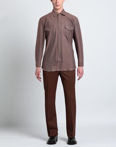 Man Denim shirt Brown Size 15 ¾ Cotton