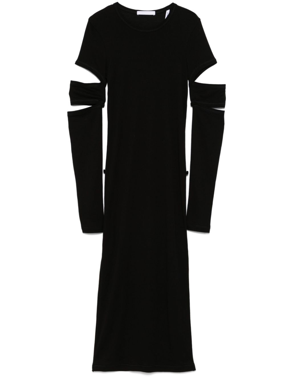 Slash mini dress - Black