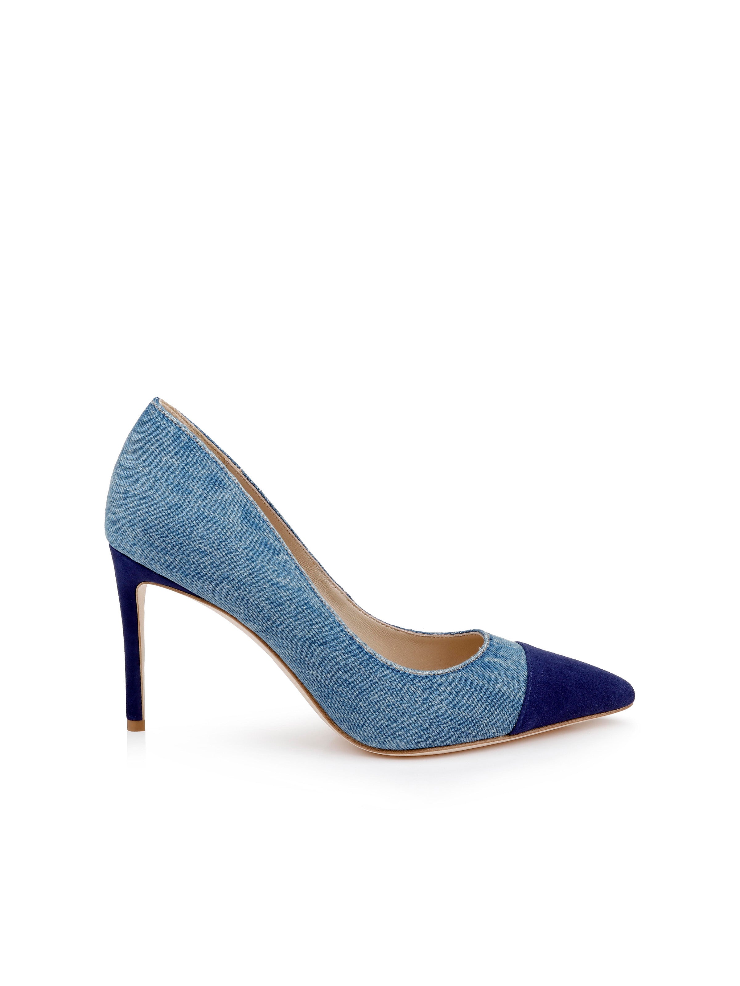 Kendelle Denim Pump In Light Denim