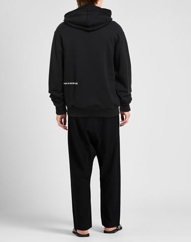 Man Sweatshirt Black Size L Cotton