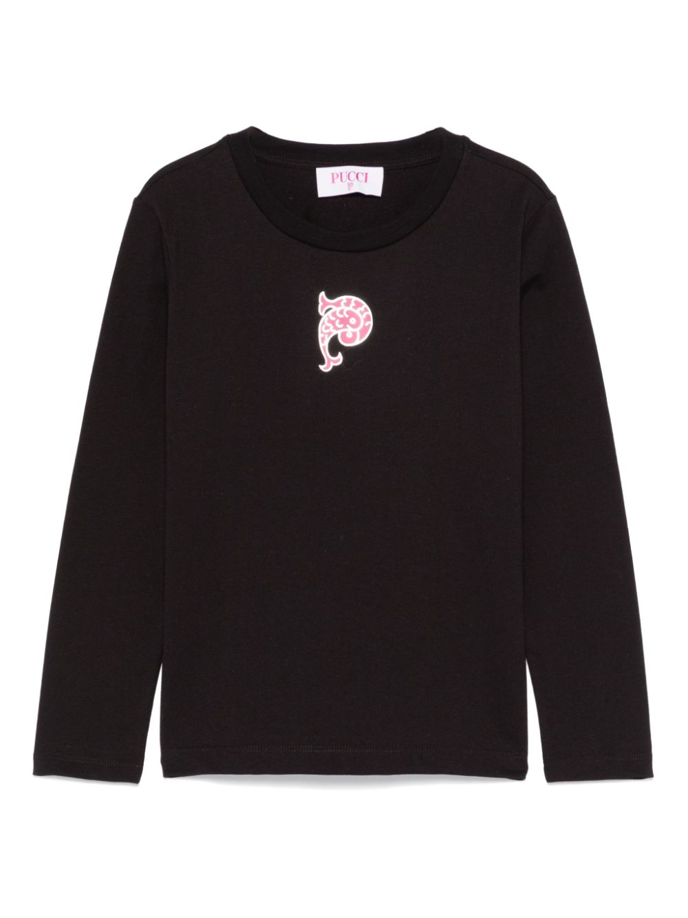 Logo-print T-shirt - Black