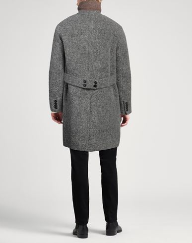 Peuterey Wool Man Coat Grey Size M Mohair wool, Alpaca wool, Virgin Wool, Polyamide