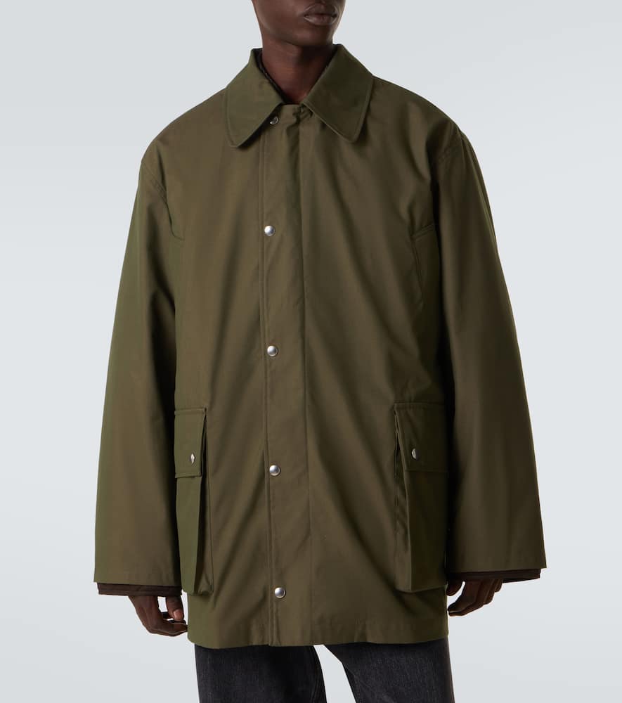 Hunter cotton-blend canvas jacket