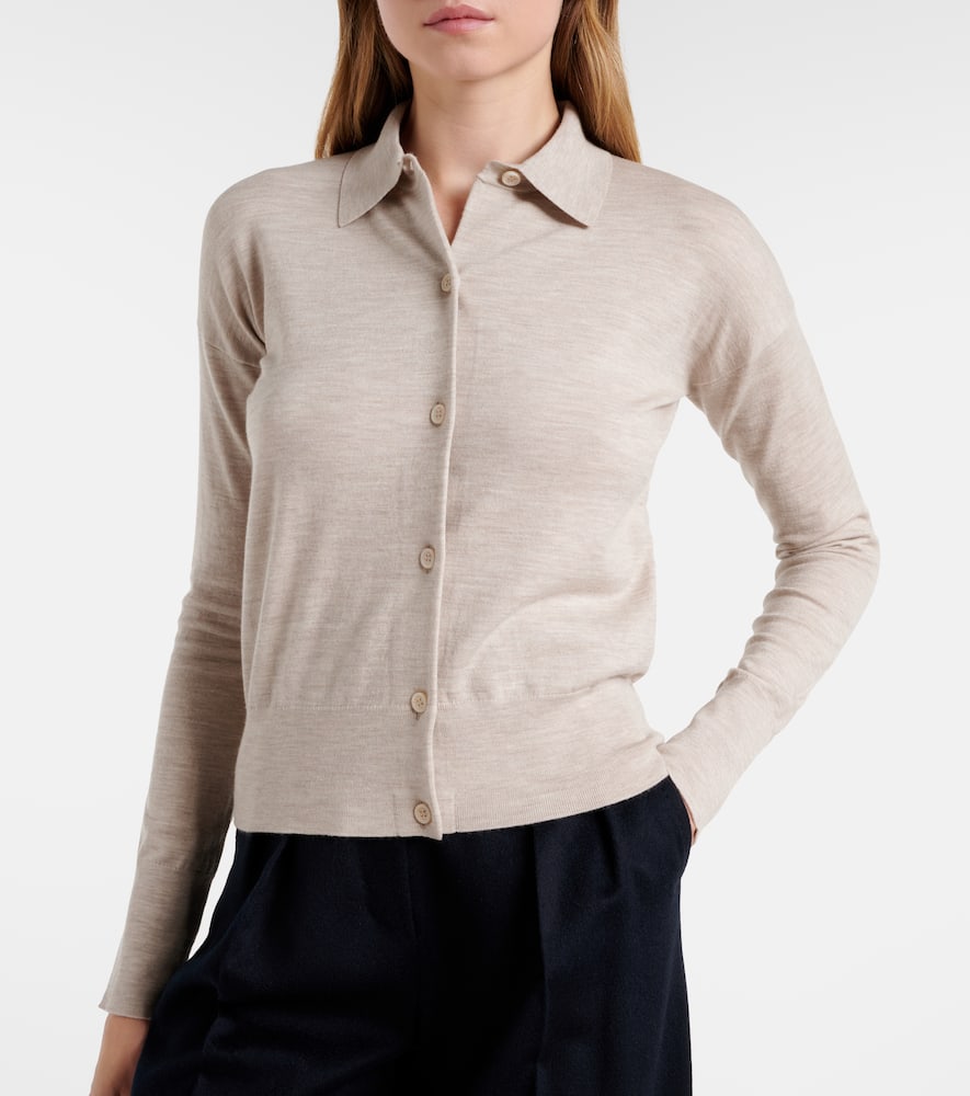 Medeola wool-blend cardigan