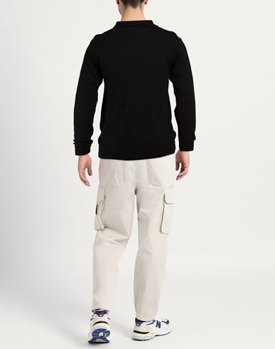 Man Sweater Black Size M Alpaca wool, Acrylic, Wool, Polyamide
