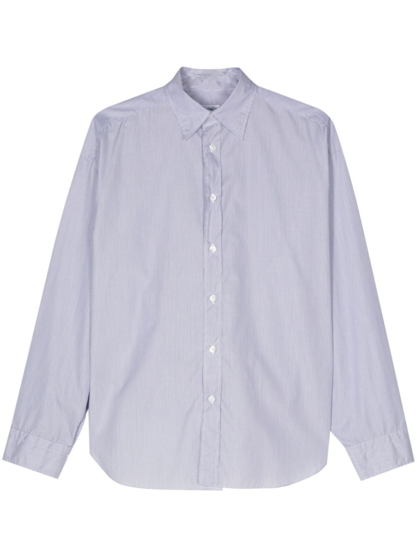 Blue Oriana striped shirt